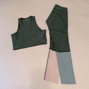 Outdoor Voices Legging + Crop Top